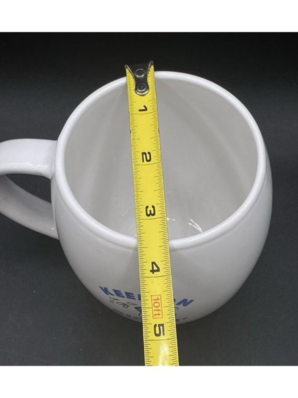 20th Anniversary Dutch Bros Coffee Large White Mug Keep on Kickin' Logo 2012 - Picture 9 of 9